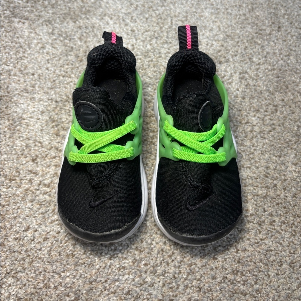 Nike Little Presto TD Green Strike Baby Toddler Shoes Boys Size 7C - Picture 3 of 9